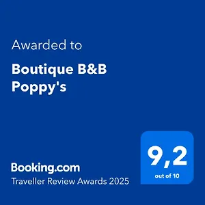 3* Bed & Breakfast Boutique Poppy's
